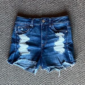 American eagle jean shorts